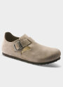 Birkenstock - London Suede Leather Smal - Taupe