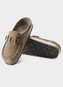 Birkenstock - Buckley Suede Leather Smal - Gray Taupe