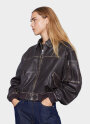 Oval Square - OSRocker Leather Bomber