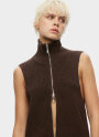 Oval Square - Fave Knit Zip Vest