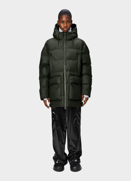 RAINS - Alta Long Puffer Cargo Jacket W3T4